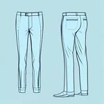 light blue slacks image